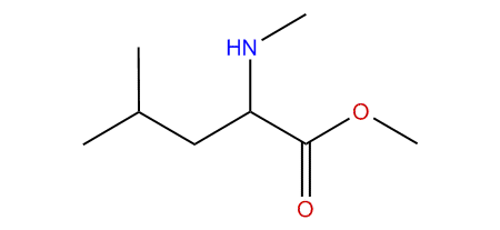 Methyl 4-methyl-2-(methylamino)-pentanoate